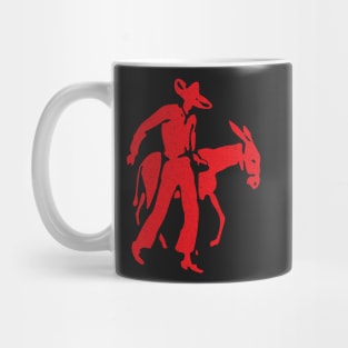 Retro Minimalistic Mexican Vaquero Pattern Mug